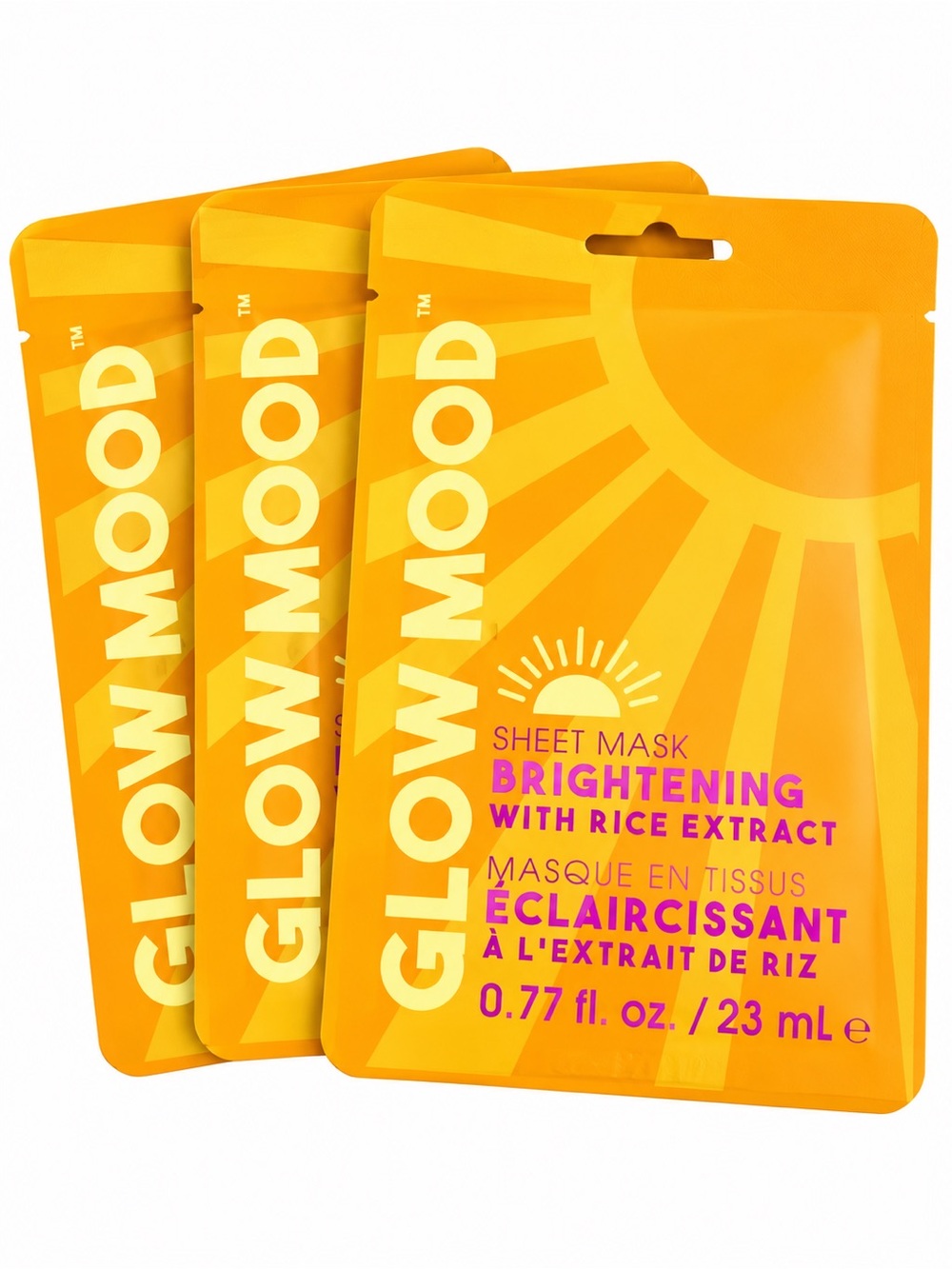 Brightening Sheet Mask with Rice Extract 3 pack